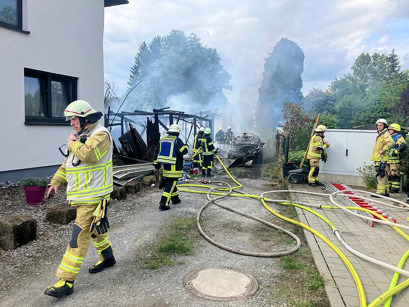 Der Brand hat sich in der Straße „Im See“ ereignet.