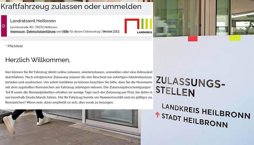 Wegen Serverproblemen war das Portal für die Online-Zulassung von Fahrzeugen zum Start im Wartungsmodus. Einen Tag nach dem Start sieht das Ganze schon besser aus.