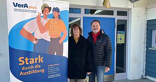 Klaus Harder und Ute Wagner sind sogenannte Experten beim Förderprogramm Vera Plus. Sie unterstützen Auszubildende mit dem Ziel, Ausbildungsabbrüche zu vermeiden.