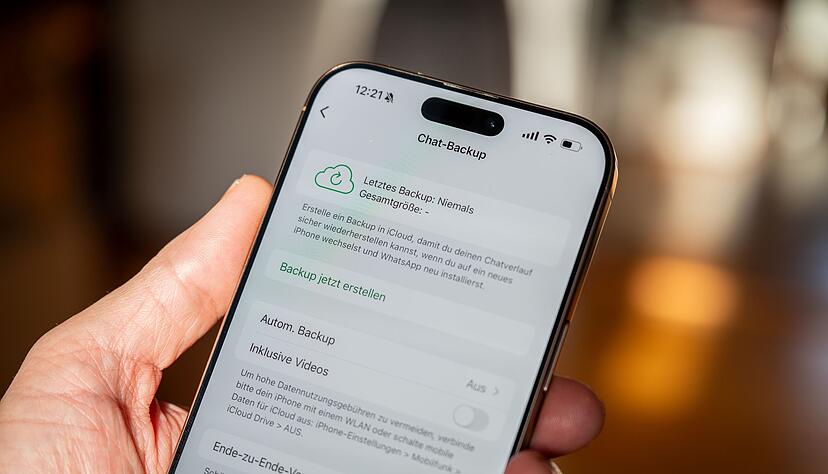 Doppelt h&auml;lt besser: In WhatsApp lassen sich automatische Backups aktivieren, die dann auch in der iCloud landen.