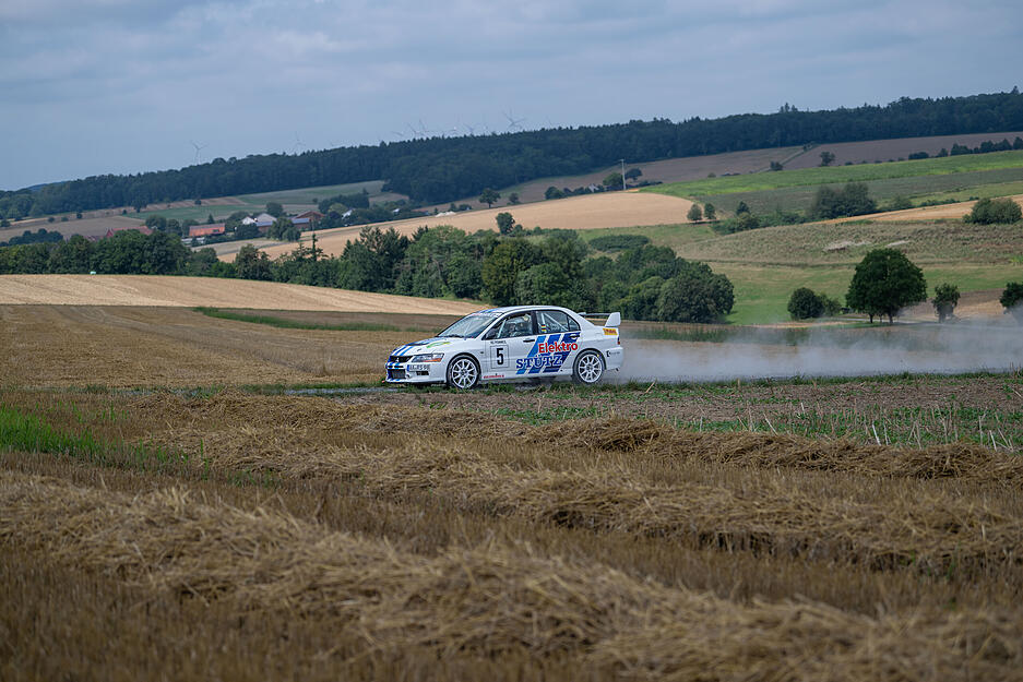Motorsport: Rallye, 1. Rallye-Sprint des HWRT Wohlmuthausen, Ralf Stütz, Leon Stütz