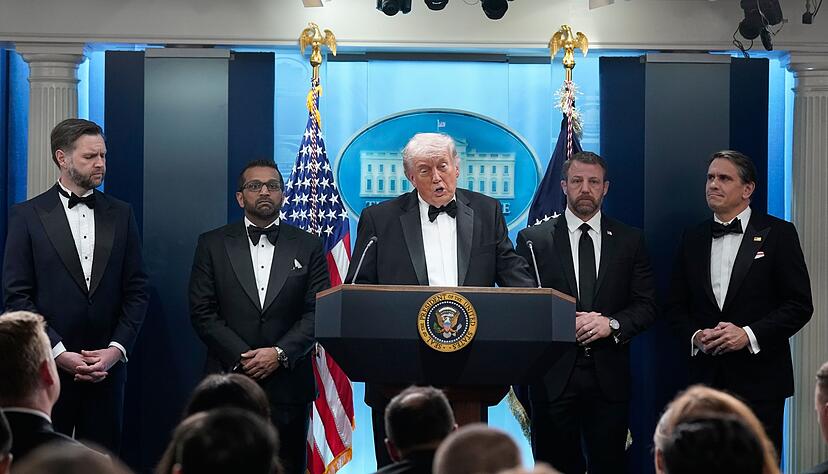 Trump rief nach dem Vorfall zu Vers&ouml;hnung auf.