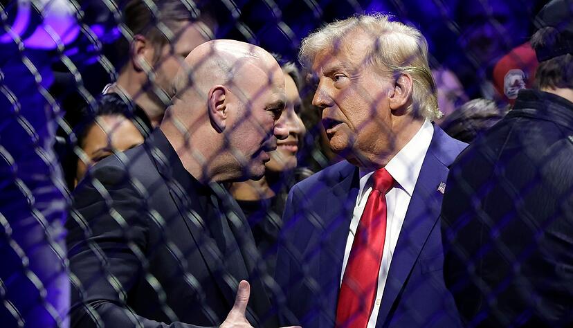 UFC-Boss Dana White ist ein gl&uuml;hender Anh&auml;nger des US-Pr&auml;sidenten. (Archivbild)
