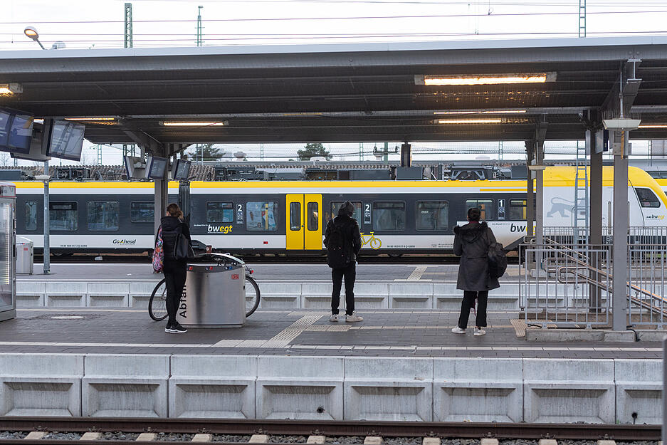 Der Warnstreik hat den Betrieb auf dem Heilbronner Hauptbahnhof zum Erliegen gebracht.