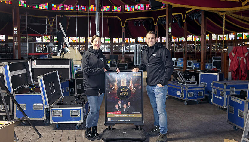 Projektleiter Patrick Winkler und Nicole Senf, stellvertretende Leiterin Eventmanagement und Marketing. Projektleiter Patrick Winkler und Nicole Senf, stellvertretende Leiterin Eventmanagement und Marketing.