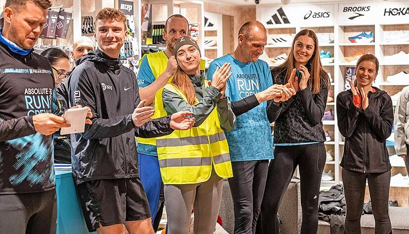 Mindestens einmal im Monat gibt es die Test-and-Try-Events bei Absolute Run Kaufmann, sie erfreuen sich großer Beliebtheit.