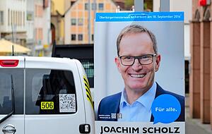 Der Tag danach: Noch hängen die Wahlplakate in Neckarsulm. Foto: Gleichauf Der Tag danach: Noch hängen die Wahlplakate in Neckarsulm. Foto: Gleichauf