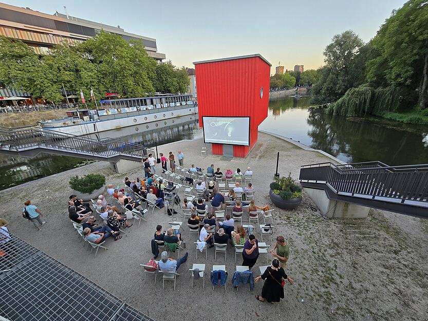 Filmkunst unter freiem Himmel &ndash; das Kurzfilmfestival Heilbronn zieht Publikum jeden Alters an.