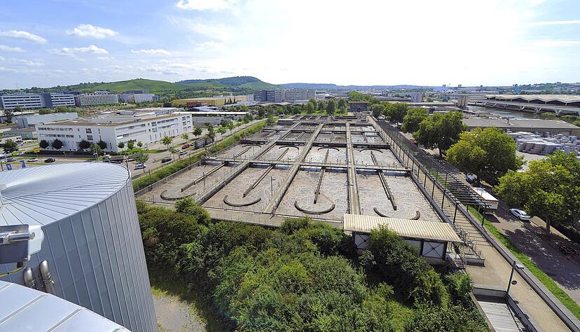 Kläranlage in Heilbronn: Abwasseruntersuchungen auf Corona-Biomarker finden hier bislang nicht statt. Foto: Archiv Kläranlage in Heilbronn: Abwasseruntersuchungen auf Corona-Biomarker finden hier bislang nicht statt. Foto: Archiv