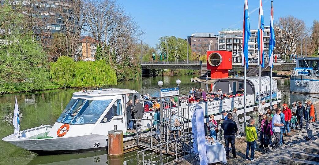 Die Wei&szlig;e Flotte in Heilbronn bietet ab Ende M&auml;rz wieder "Sightseeing-Touren" mit der MS K&auml;thchen an.