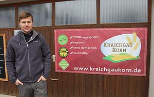 Timo Bentz aus Kirchardt ist zweiter Vorsitzender bei Kraichgau-Korn. Sein Vater Gerhard zählt zu den Gründungsmitglieden der Vermarktungsgmeinschaft.