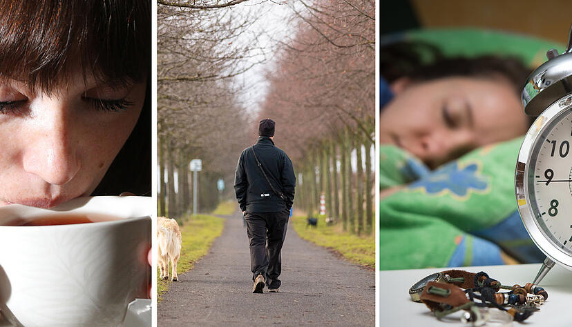 Genug Bewegung, Schlaf und öfter mal ein Tässchen Tee. Wir geben Tipps, damit Sie gesund bleiben. Fotos: dpa Genug Bewegung, Schlaf und öfter mal ein Tässchen Tee. Wir geben Tipps, damit Sie gesund bleiben. Fotos: dpa