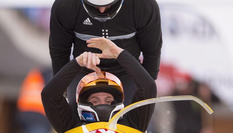 Viererbob-Weltmeister Maximilian Arndt will das Triple. Foto: Urs Flueeler