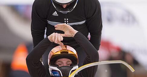 Viererbob-Weltmeister Maximilian Arndt will das Triple. Foto: Urs Flueeler