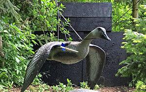 An 31 Stationen warten oft gleich mehrere t&auml;uschend echte Tierfiguren.