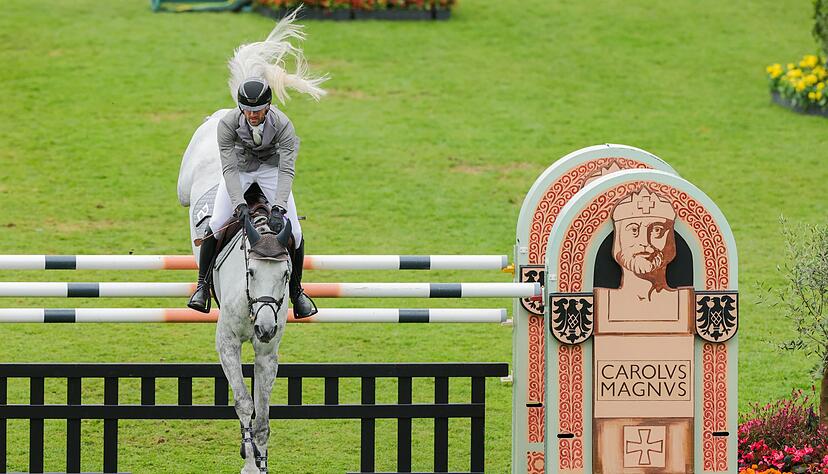 Christian Kukuk reitet mit Checker stark beim CHIO.