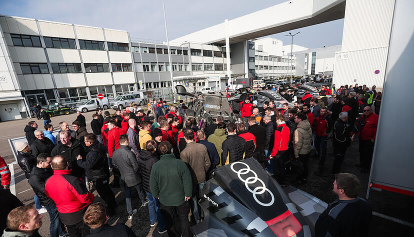 Audi holte den Sieg bei der Rallye Dakar. In Neckarsulm gab es eine Siegesfeier.