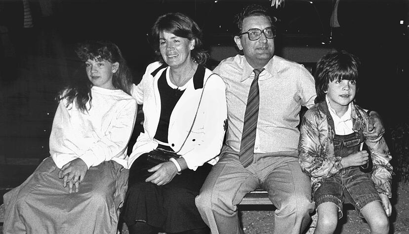 Gerhart Baum mit seiner Famile. (Archivbild)