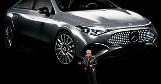 Nvidia-Gr&uuml;nder und CEO Jensen Huang spricht w&auml;hrend einer Pressekonferenz im Vorfeld der CES Tech Show in Las Vegas. Der Techhersteller kooperiert k&uuml;nftig noch enger mit Mercedes.