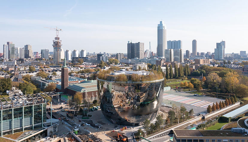 Das Museums-Depot in Rotterdam, gebaut von MVRDV. Das renommierte Architekturbüro baut auch den KI-Park Ipai in Heilbronn.