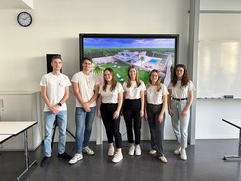 Das Projektteam bestand aus den Studierenden Eva Baumann, Damaris Eckstein, Yannik Frank, Melanie Jagusch, Hannah Schlenzig und Carl Spihlmann unter Leitung von Professorin Yvonne Zajontz.