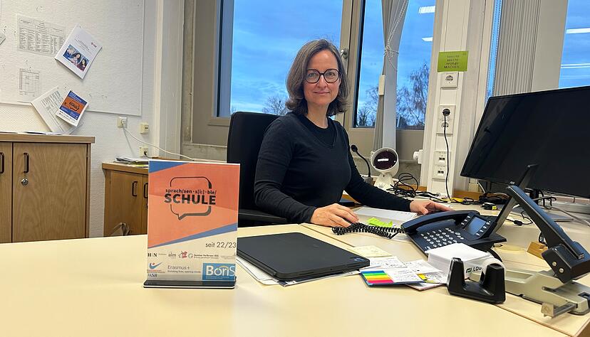 Die Schulleiterin der Heinrich-von-Kleist-Realschule in Heilbronn, Melanie Hau&szlig;mann, hat das Siegel zur sprachsensiblen Schule ma&szlig;geblich mitentwickelt.