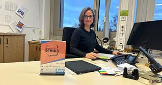 Die Schulleiterin der Heinrich-von-Kleist-Realschule in Heilbronn, Melanie Hau&szlig;mann, hat das Siegel zur sprachsensiblen Schule ma&szlig;geblich mitentwickelt.