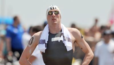 Thomas Lurz wartet im Juli 2007 bei der WM nahe Rom auf den Start. Thomas Lurz wartet im Juli 2007 bei der WM nahe Rom auf den Start.