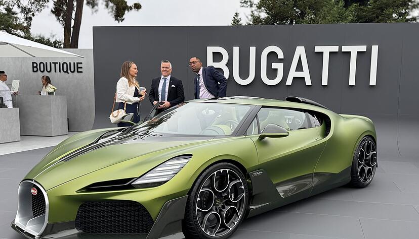 Das Einzelst&uuml;ck Brouillard von Bugatti wurde auf der Car Week im kalifornischen Monterey gezeigt.