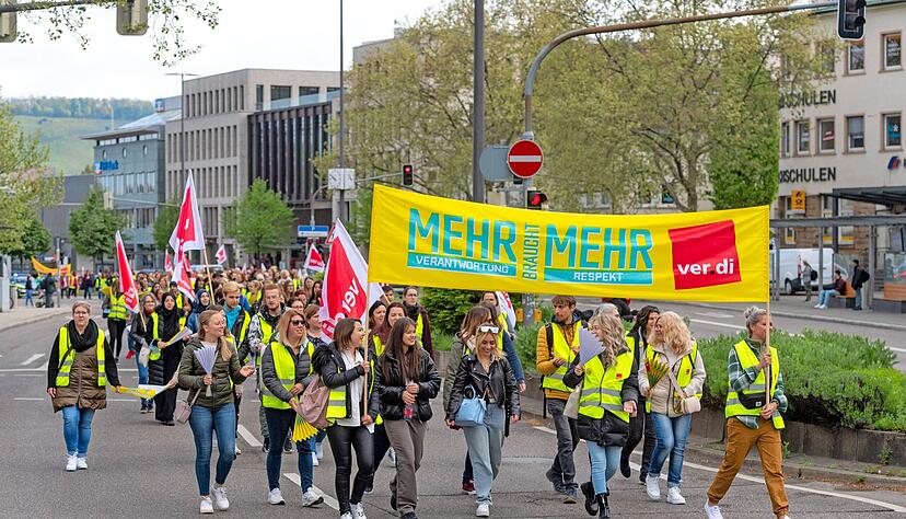 Mit einem weiteren Warnstreik machten Erzieherinnen und Erzieher einmal mehr auf ihre Forderungen nach mehr Anerkennung aufmerksam.