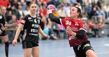 SGSB-Spielführerin Elena Fabritz erzielte gegen ihren Ex-Klub x Tore. SGSB-Spielführerin Elena Fabritz erzielte gegen ihren Ex-Klub x Tore.