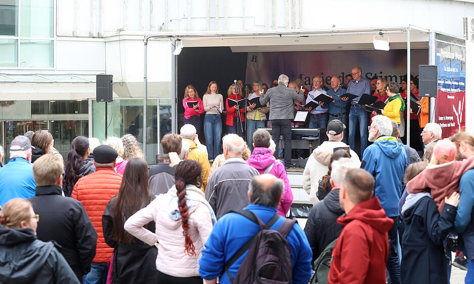 Bei der Magie der Stimmen treten verschiedene Gruppen und Ch&ouml;re in Heilbronn auf.