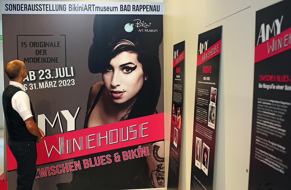 Amy Winehouse Ausstellung im Bikini Art Museum Bad Rappenau