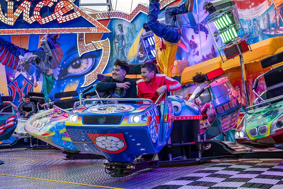 Der Volksfest-Samstag in Heilbronn