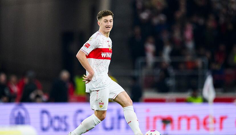 VfB-Star Angelo Stiller steht vor seinem DFB-Debüt. VfB-Star Angelo Stiller steht vor seinem DFB-Debüt.