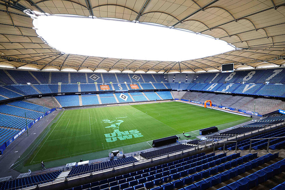 Spielort der EM 2024: Volksparkstadion in Hamburg
