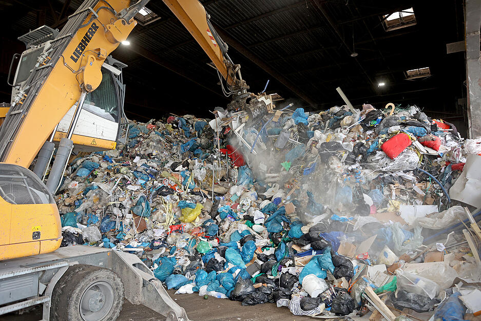 Mülltrennung bei ALBA in Heilbronn Mülltrennung bei ALBA in Heilbronn