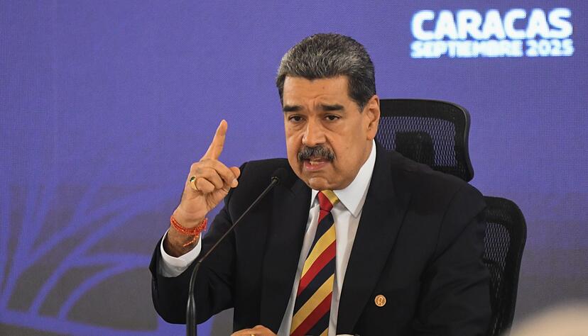 Gegen seine Regierung wehrt sich Machado: Nicol&aacute;s Maduro