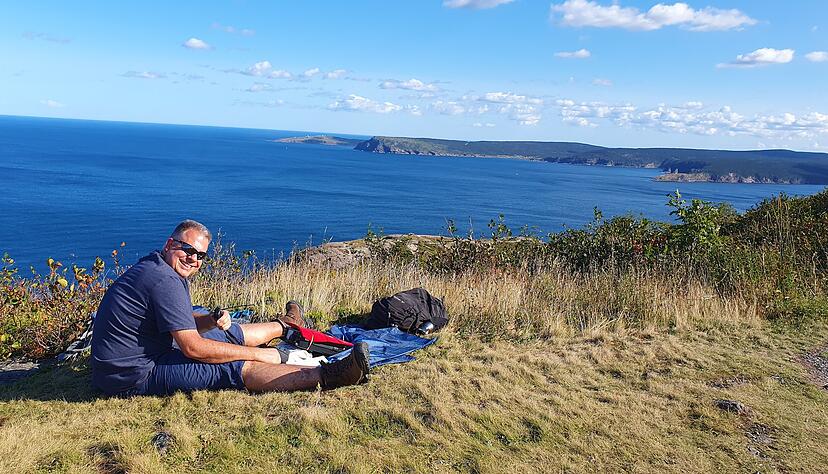 Das Ilsfelder Ehepaar Müller liebt Expeditionen zu den Inseln des Nordens, auch Neufundland haben sie mit ihrer Funk-Ausrüstung im Gepäck schon bereist.