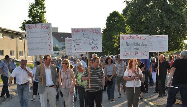Demo gegen Notfalldienst-Aus Eppingen | 24.05.