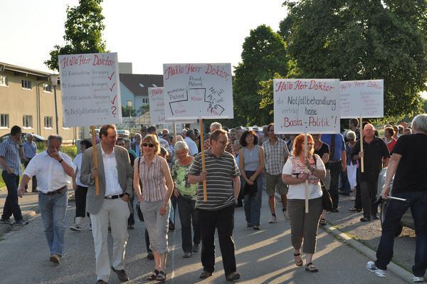 Demo gegen Notfalldienst-Aus Eppingen | 24.05.