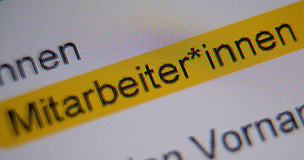 Das Gendersternchen wird immer mehr zum Alltag - und steht nun als Begriff auch im Duden. Foto: dpa