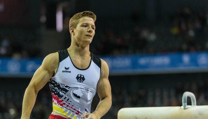 Philipp Herder &uuml;berzeugte mit 82,450 Punkten im Mehrkampf. Foto: Catalin Soare