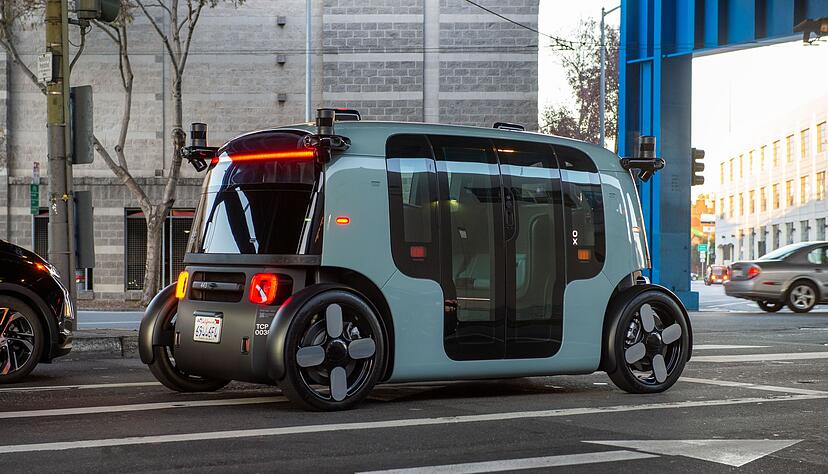 Die Wagen von Zoox haben weder Lenkrand, noch Pedale.