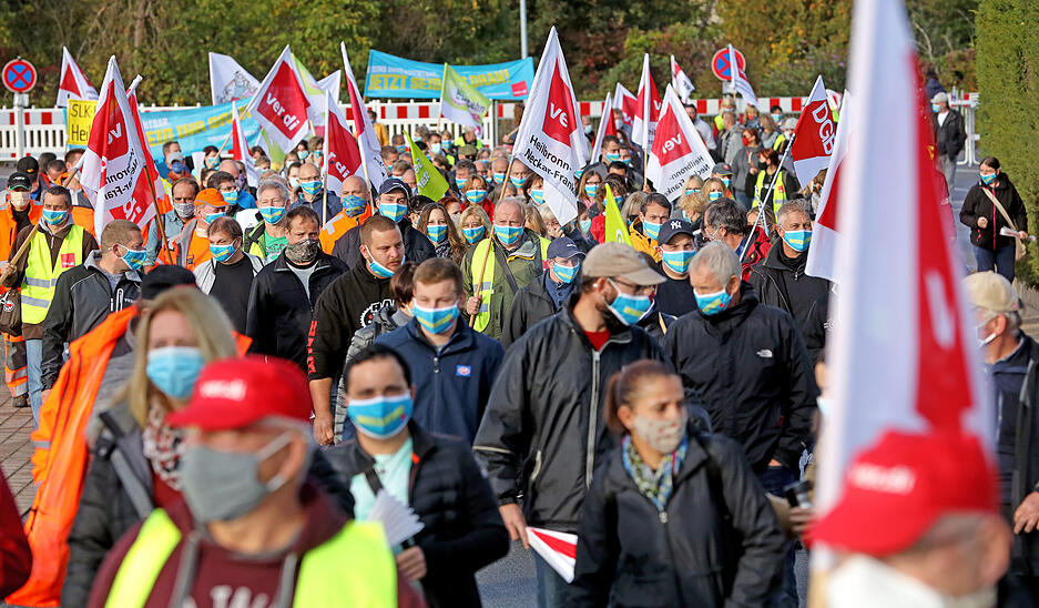 Verdi-Streik in Gundelsheim