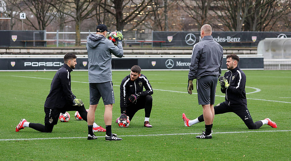 Alexander Nübel fehlte beim Abschlusstraining wegen einer Erkältung.