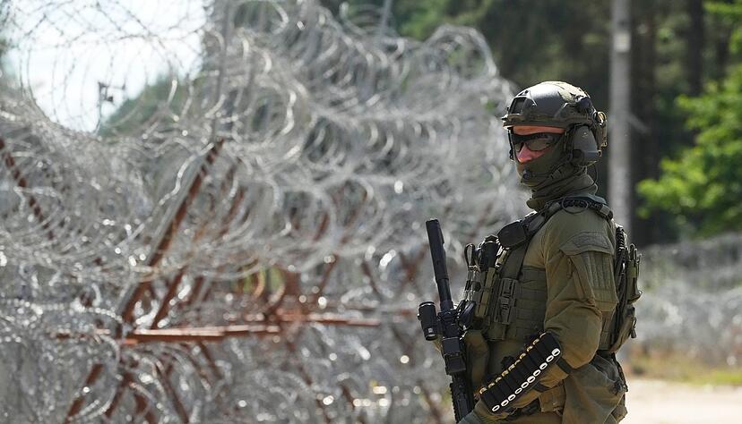 Schmuggel-Ballons haben die streng bewachte Grenze zwischen Belarus und Polen &uuml;berflogen. (Archivbild)