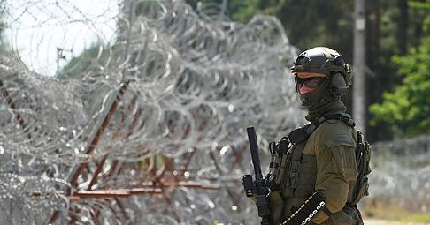 Schmuggel-Ballons haben die streng bewachte Grenze zwischen Belarus und Polen überflogen. (Archivbild) Schmuggel-Ballons haben die streng bewachte Grenze zwischen Belarus und Polen überflogen. (Archivbild)