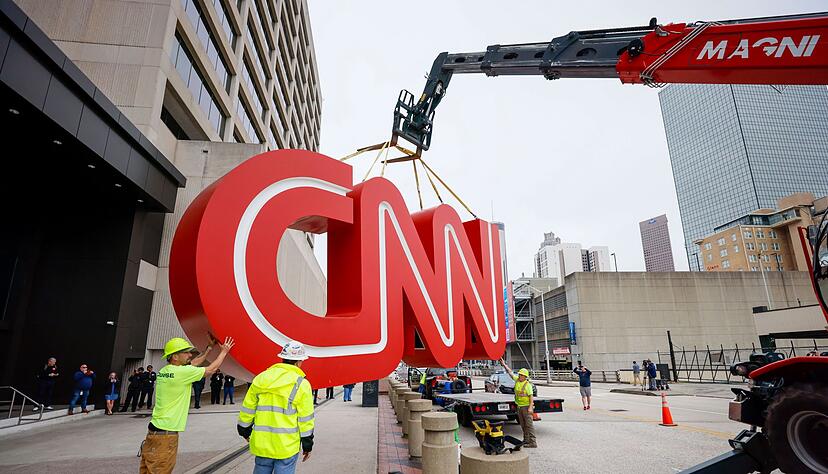 Zu Warner Bros. Discovery gehört auch der Nachrichtensender CNN. (Archivbild) Zu Warner Bros. Discovery gehört auch der Nachrichtensender CNN. (Archivbild)