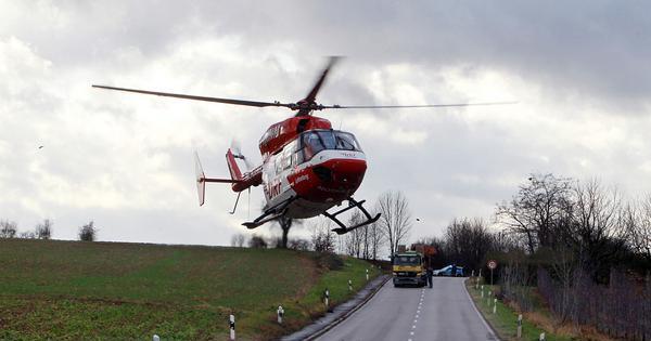 Schwerer Unfall B27 17.12. STIMME.de